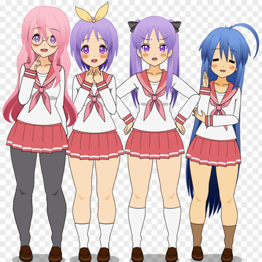 Nichijou Lucky Star Drawing Konata Izumi Sketch PNG