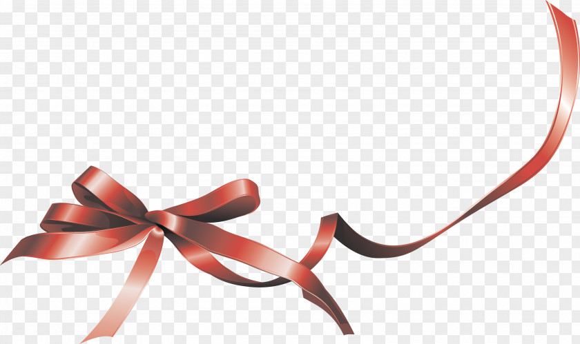 Ribbon Bow Red PNG