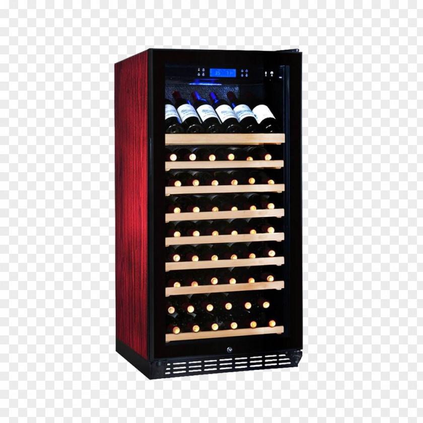 Wine Cabinet Red Cooler Cabinetry PNG
