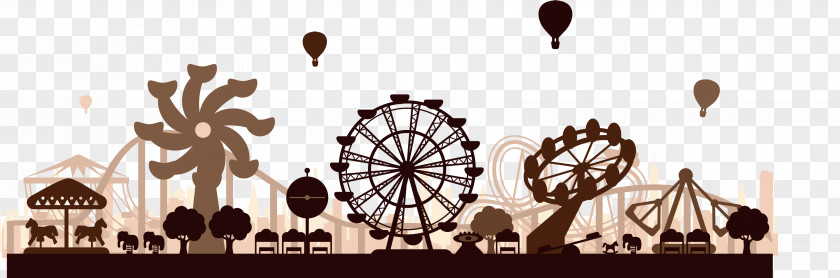 Amusement Park Roller Coaster Traveling Carnival PNG