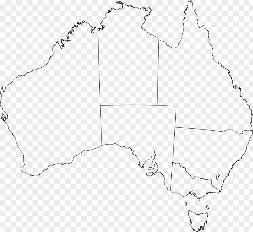 Australia Outline Blank Map Geography Clip Art PNG