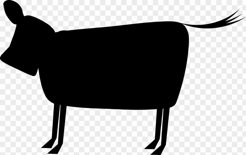 Cattle Clip Art Silhouette Neck Line PNG