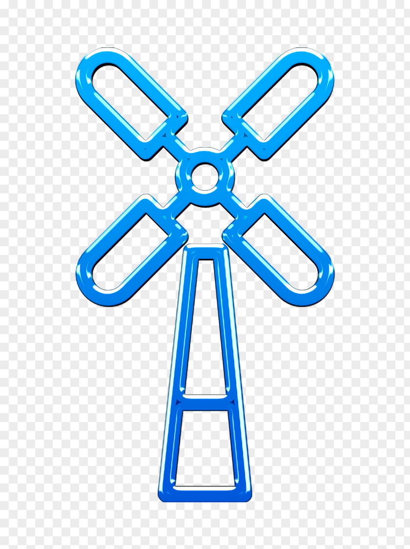 Cultivation Icon Eolic Windmill PNG