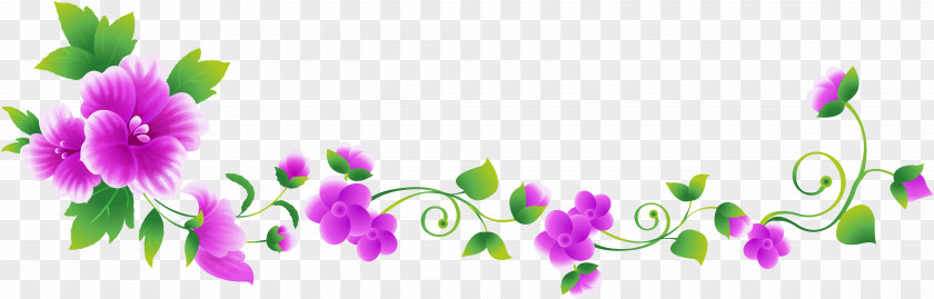 Flower Line Clip Art PNG