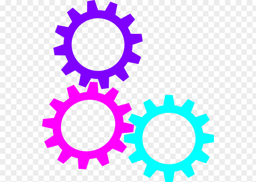 Joined Gear Clip Art PNG