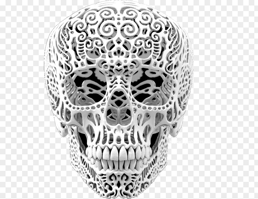 Skull Calavera For The Love Of God Art PNG