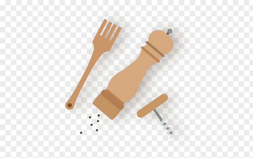 Vector Kitchen Utensils Wooden Spoon Euclidean Utensil PNG