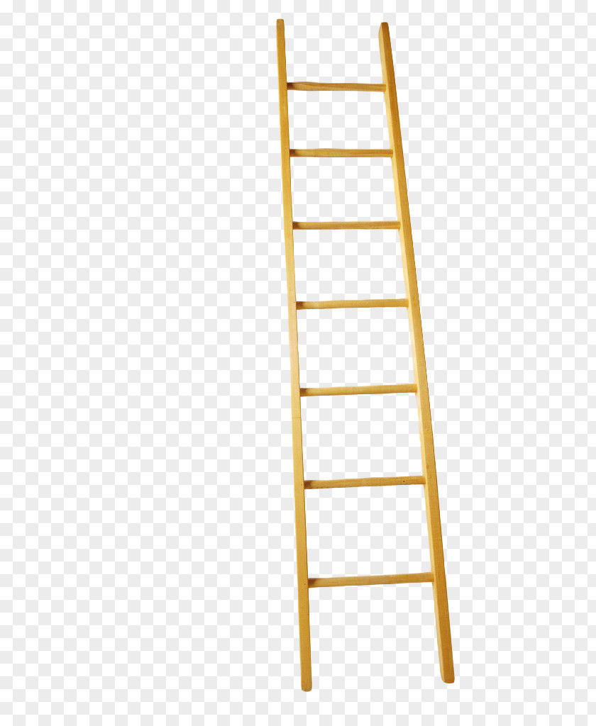 Yellow Simple Escalator Decorative Pattern Ladder PNG