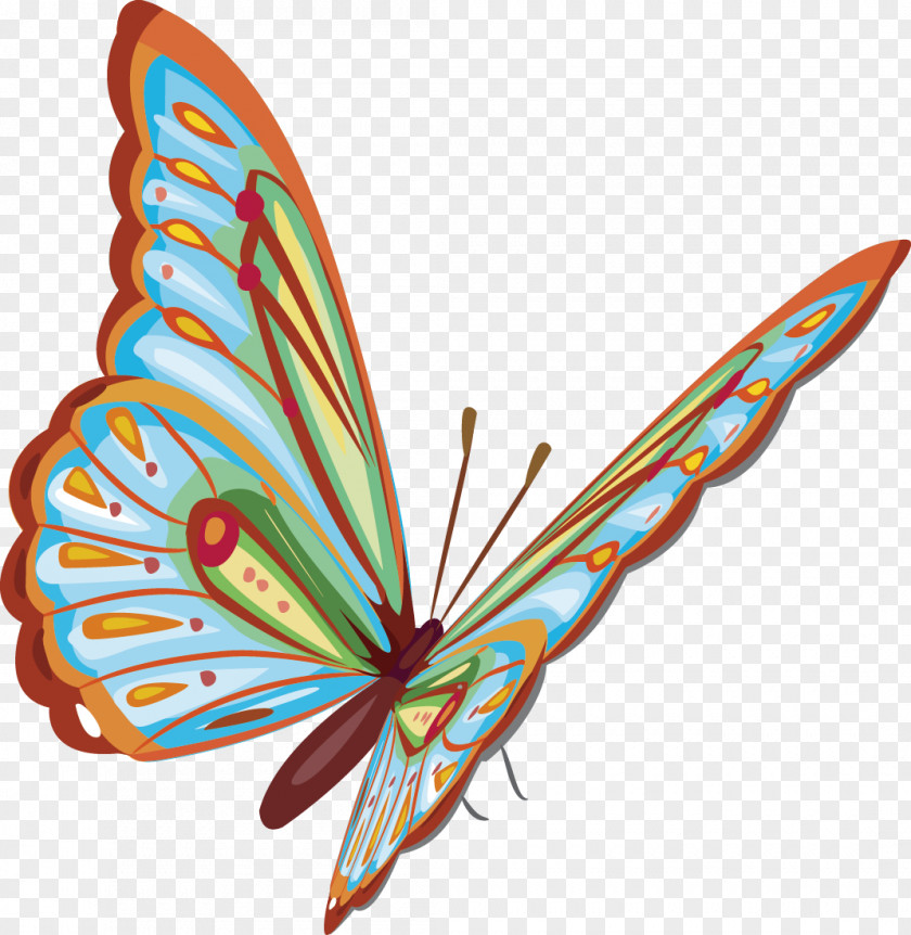 Butterfly Decorative Design Exquisite Download Clip Art PNG