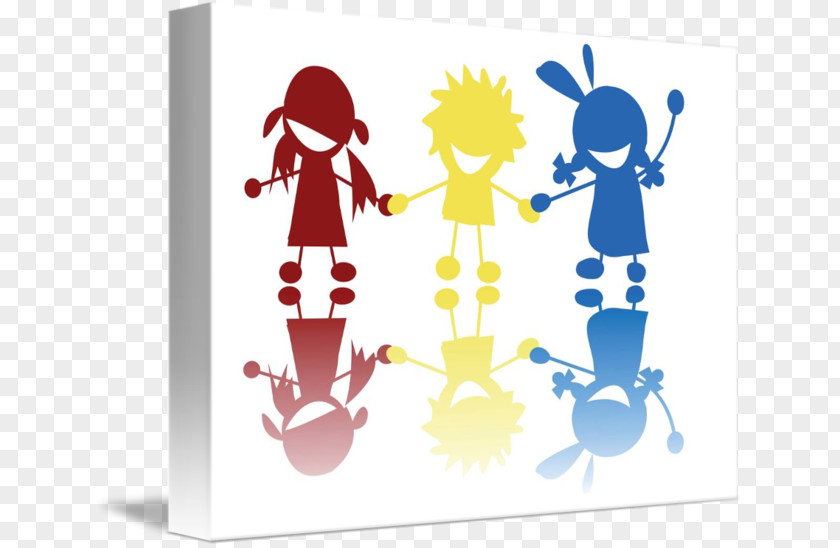 Kids Holding Hands Silhouette Stock Photography Drawing PNG