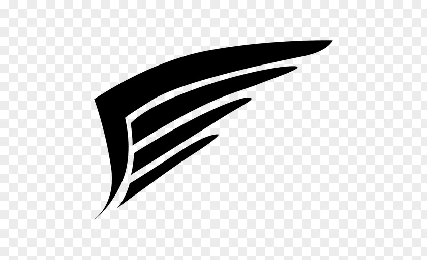 Wings Logo Silhouette PNG
