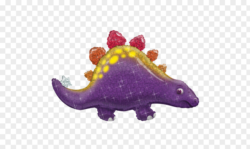 Balloon Stegosaurus Tyrannosaurus Dinosaur Birthday PNG