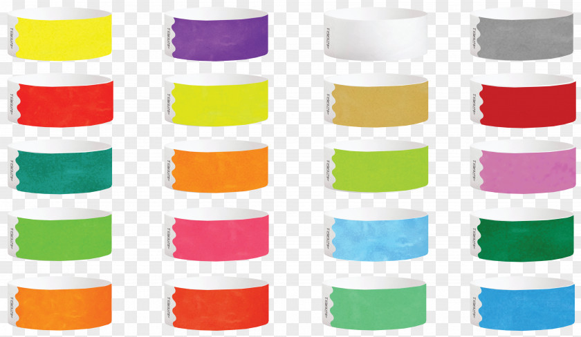 Paper Wristband Tyvek Plastic Bracelet PNG