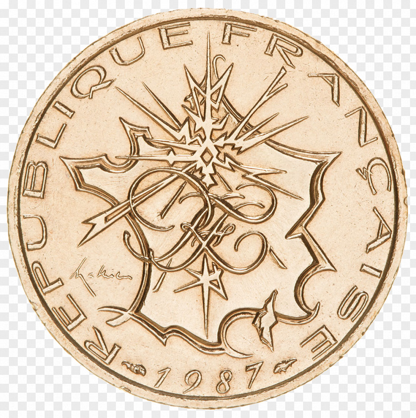 Coin Francia Tízfrankos érme Monnaie De Paris French Franc PNG