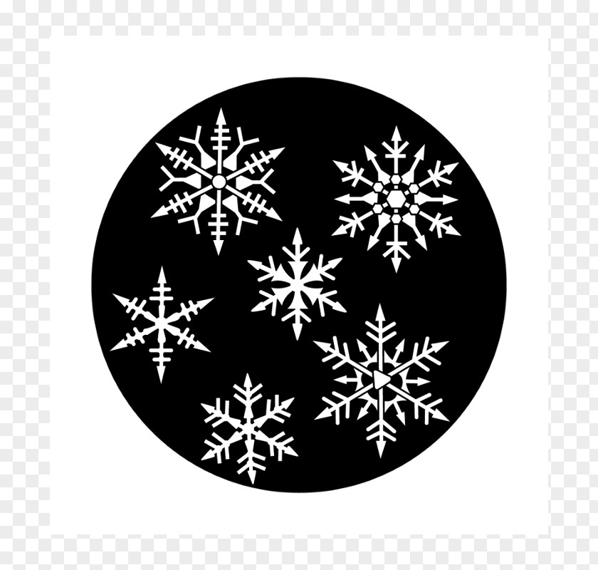 Light Gobo Stage Lighting Snowflake Pattern PNG