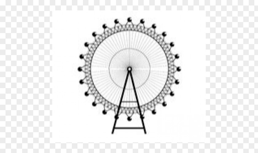 London Eye Ferris Wheel Drawing PNG