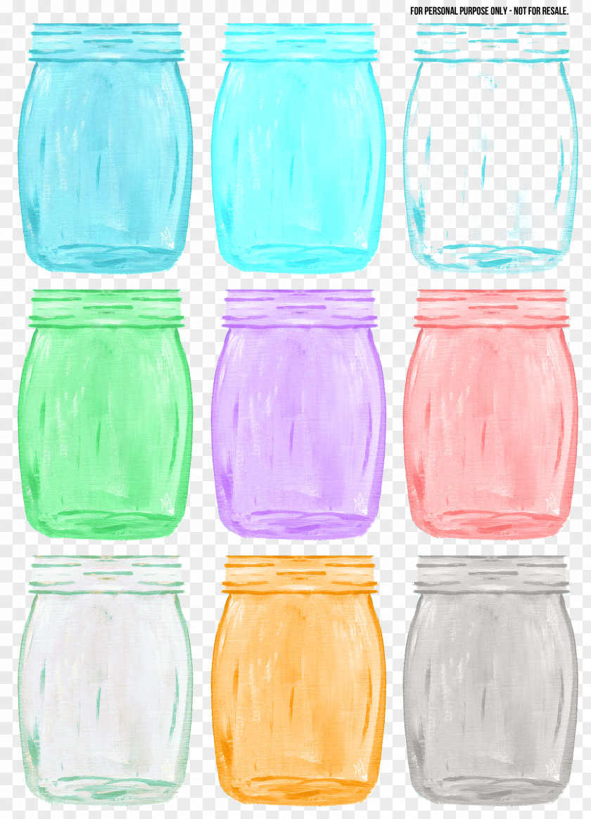 Mason Jar Plastic Bottle Glass Food Storage Containers PNG