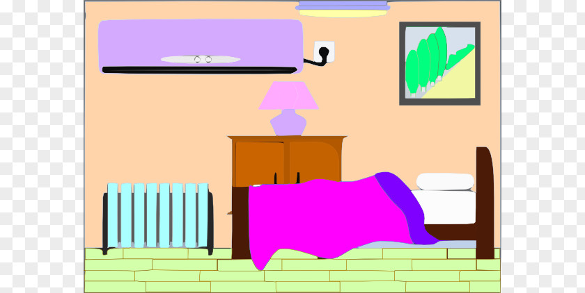 Messy Furniture Cliparts Bedroom Living Room Clip Art PNG