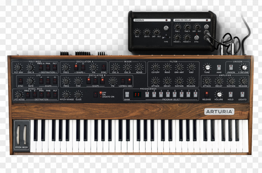 Musical Instruments Sequential Circuits Prophet-5 Prophet '08 Roland Jupiter-8 ARP 2600 Arturia PNG