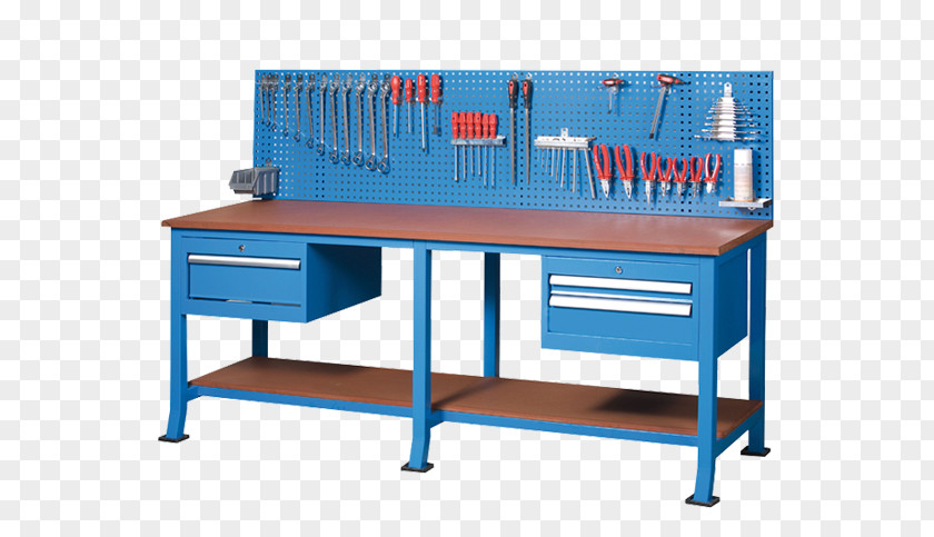 Work Table Desk Metal Industry Workbench PNG