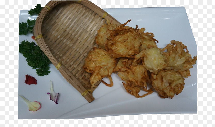Fried Onion Balls Karaage Tempura Chicken Deep Frying Prawn PNG