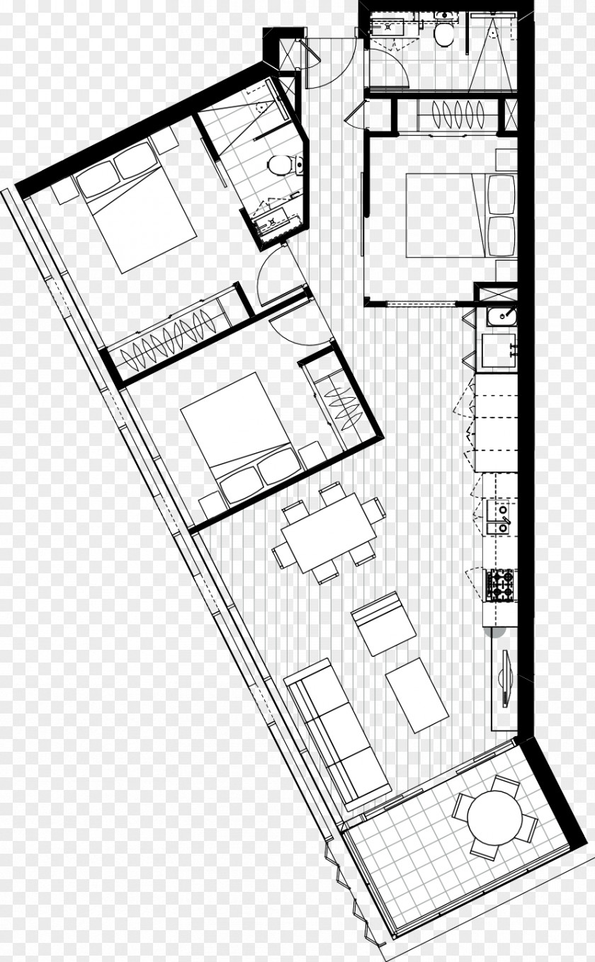Punch In Before You Enter The Dormitory Building Teneriffe Floor Plan PropertyMash.com Apartment Technical Drawing PNG