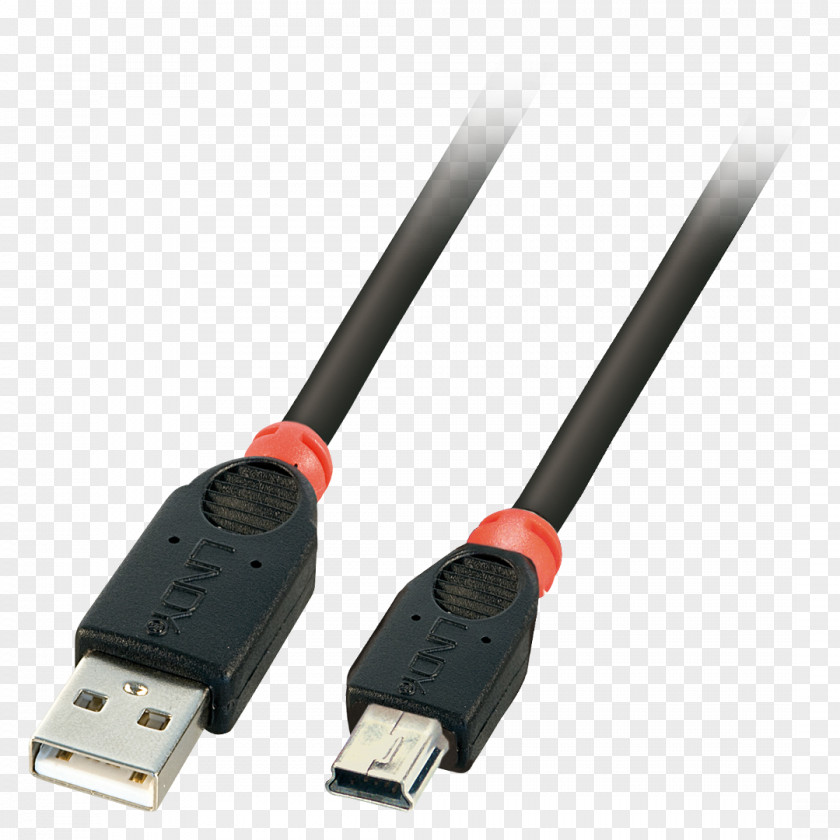 USB Mini-USB Electrical Cable Connector Lindy Electronics PNG