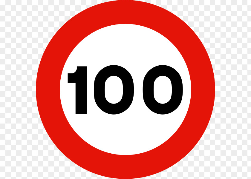 100% Traffic Sign Light Speed Limit PNG