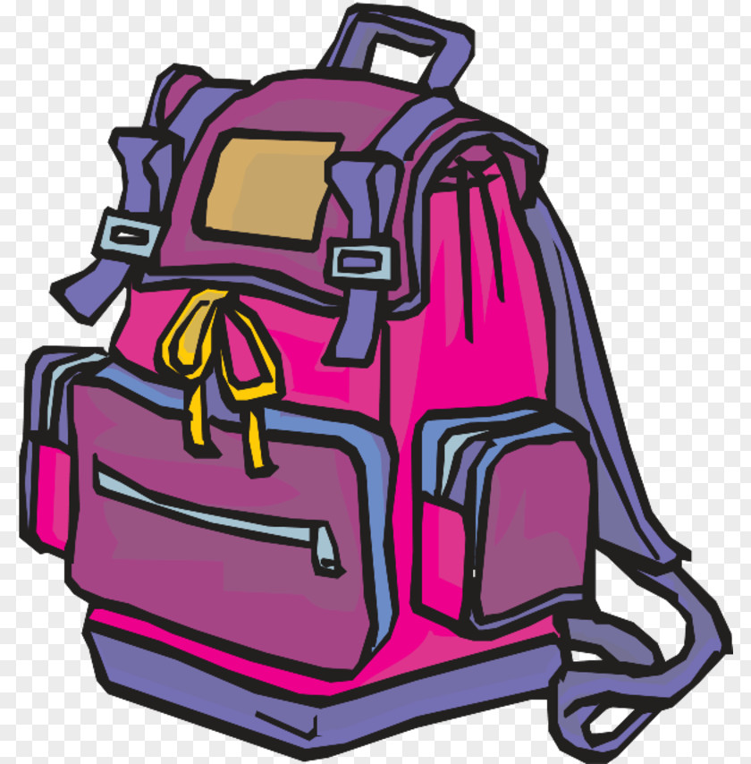 Backpack Student Clip Art PNG