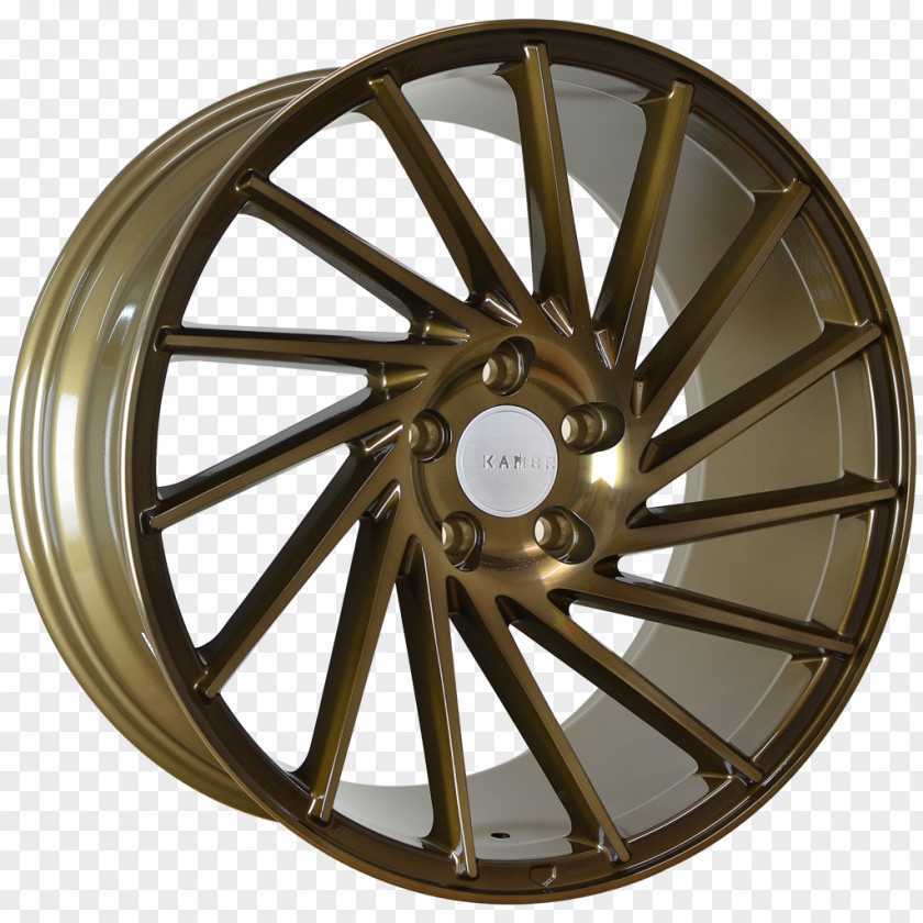Car Bronze Alloy Wheel Rim PNG