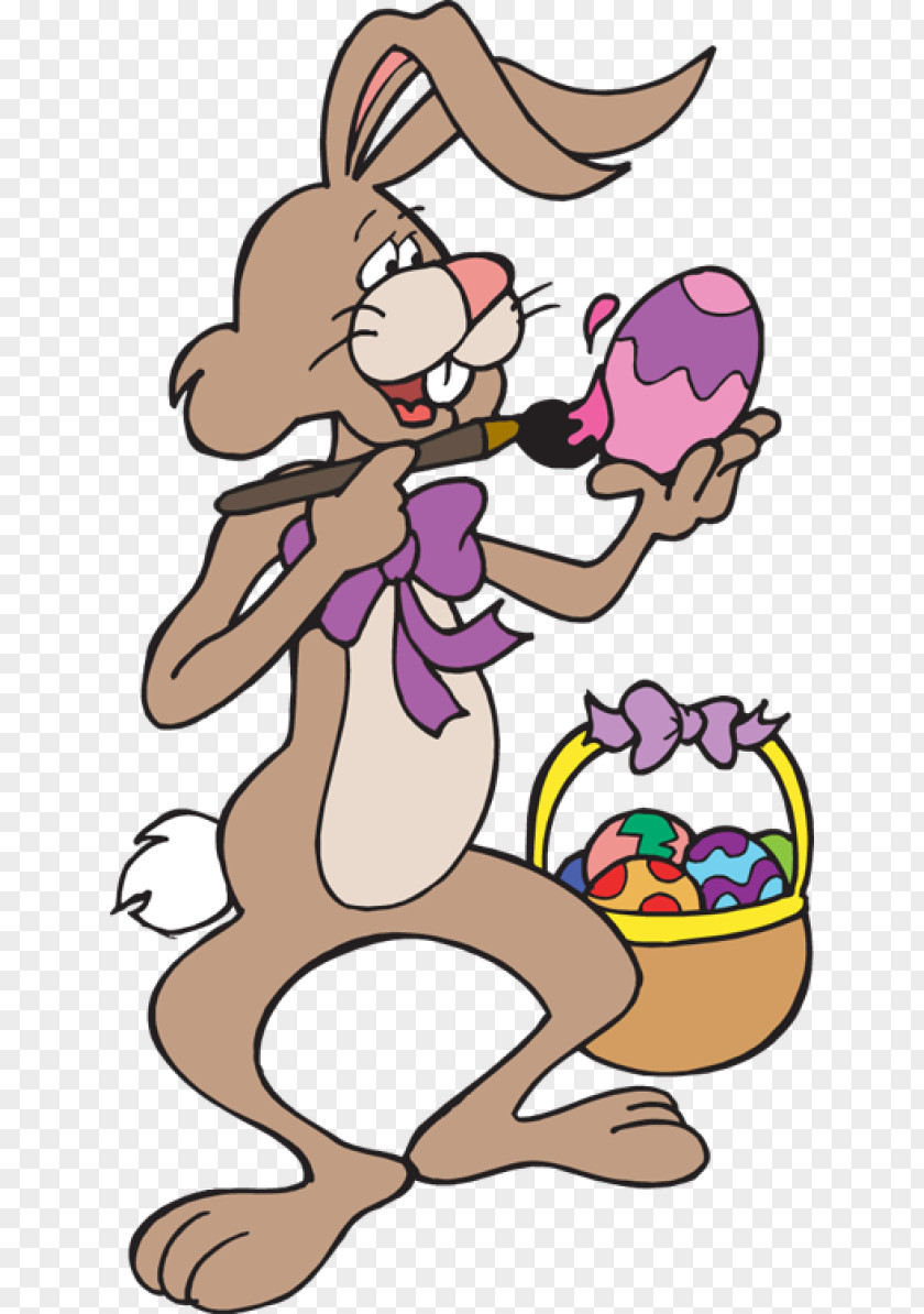 Easter Bunny Egg Clip Art PNG