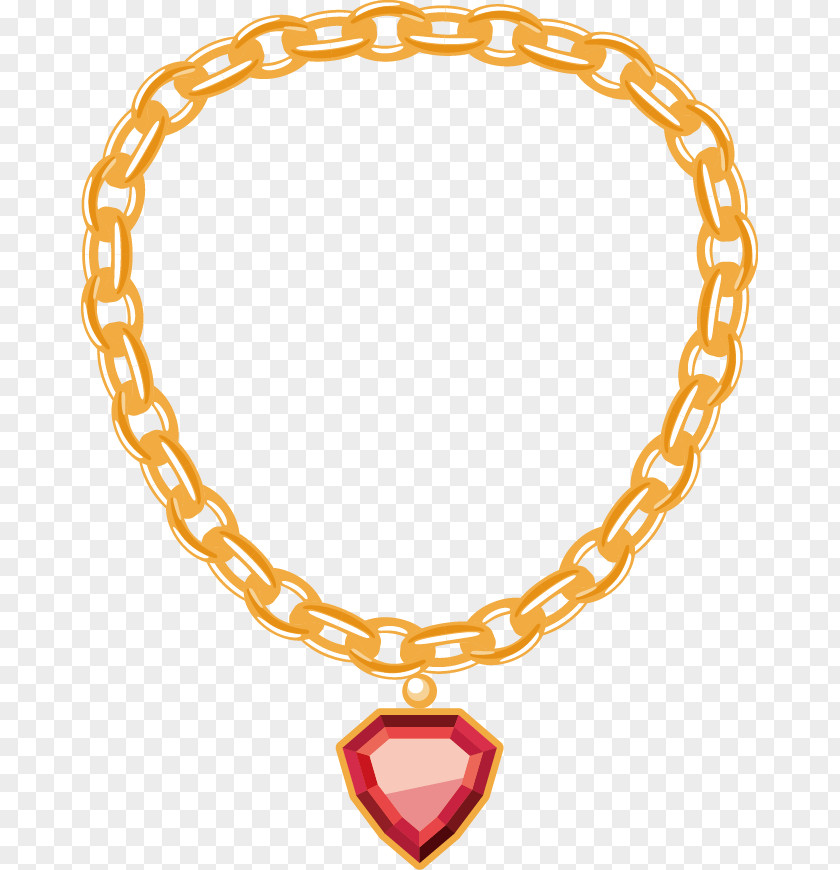 Necklace Chain Chanel Bracelet Red PNG