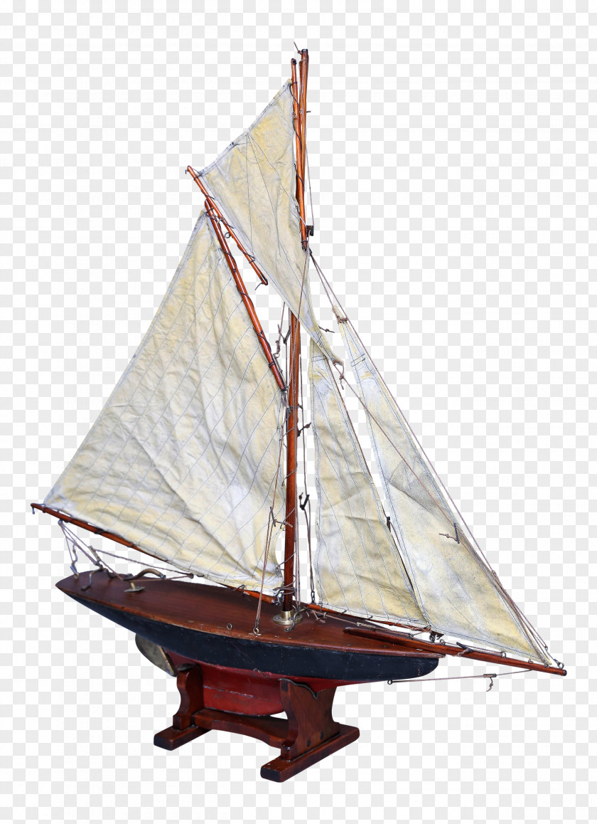 Ship Rudder Bluenose Model Sailboat PNG