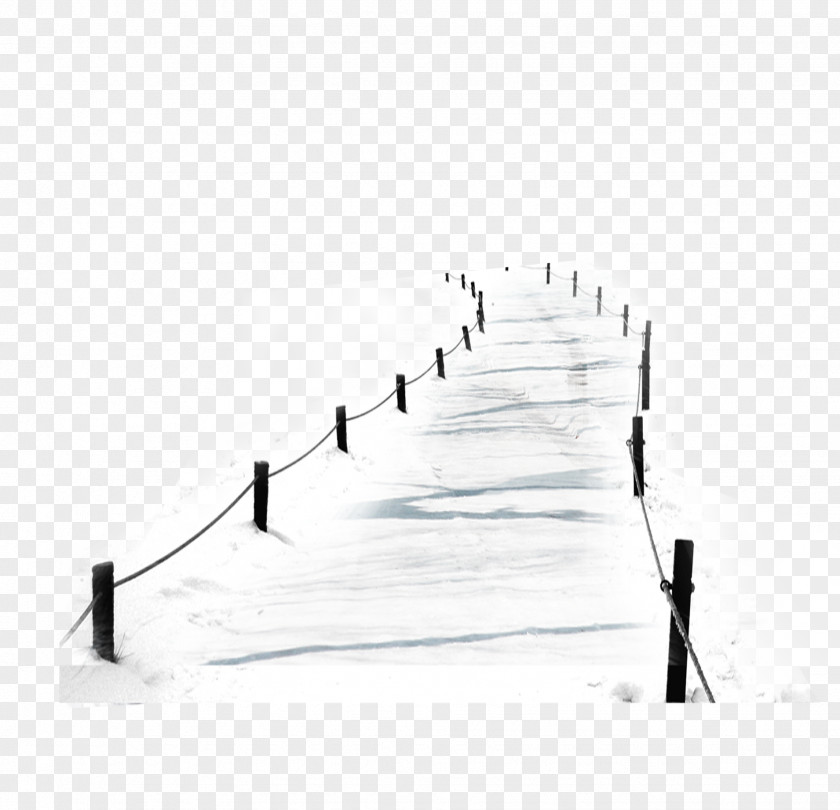 Snow Fence Road White Black Pattern PNG