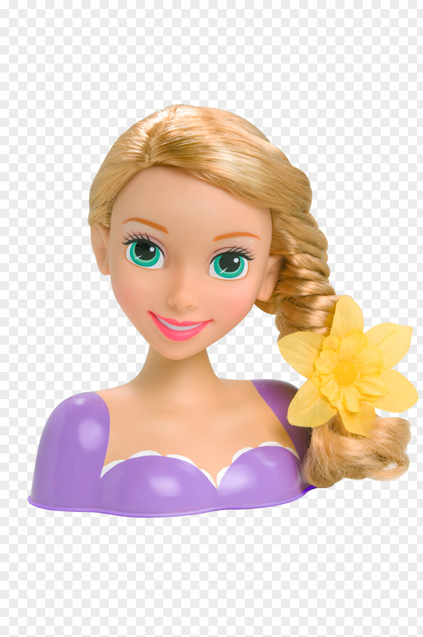 Disney Princess Rapunzel Tangled Hairstyle Toy PNG