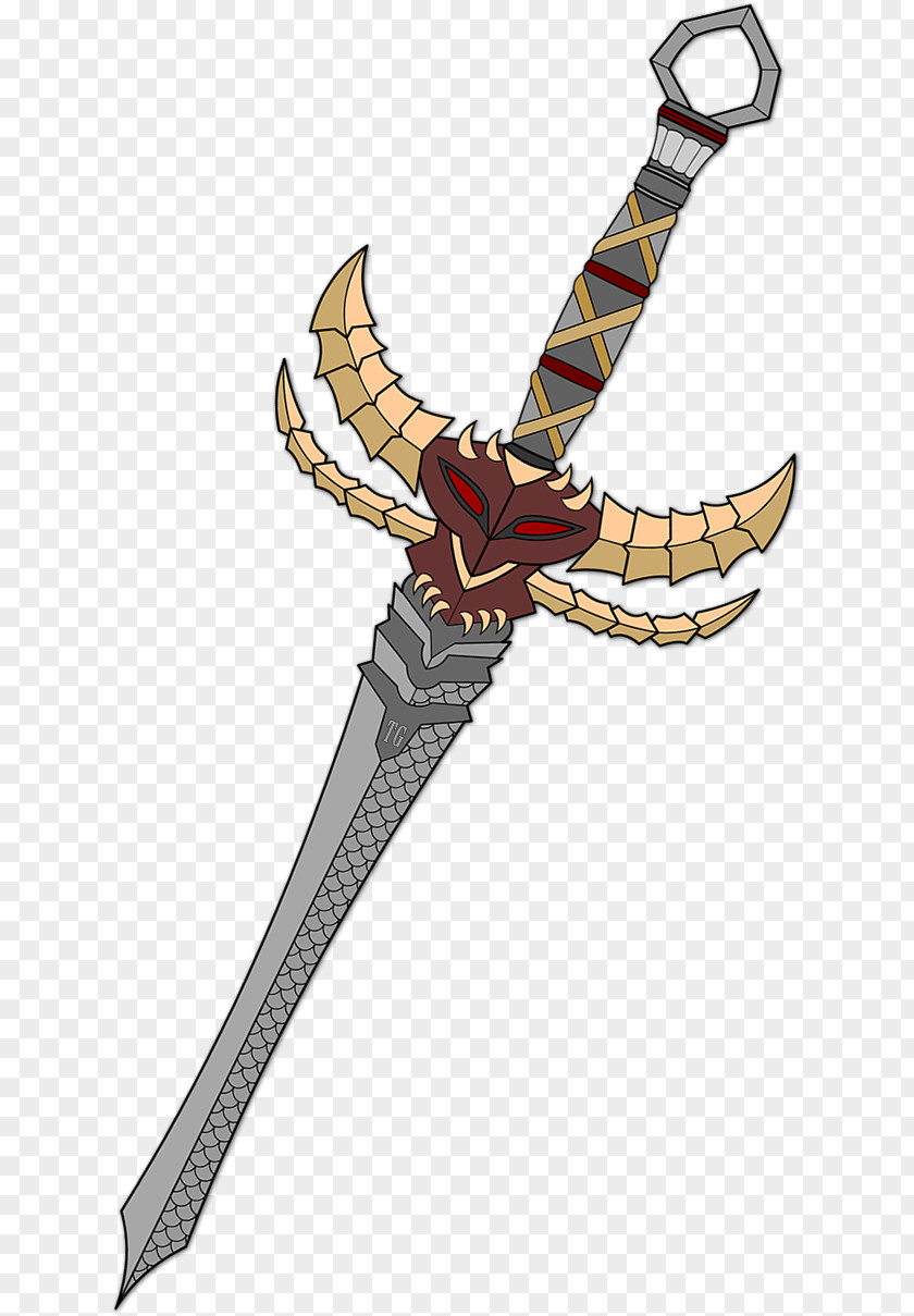 DRAGON SWORD Sabre Dagger PNG