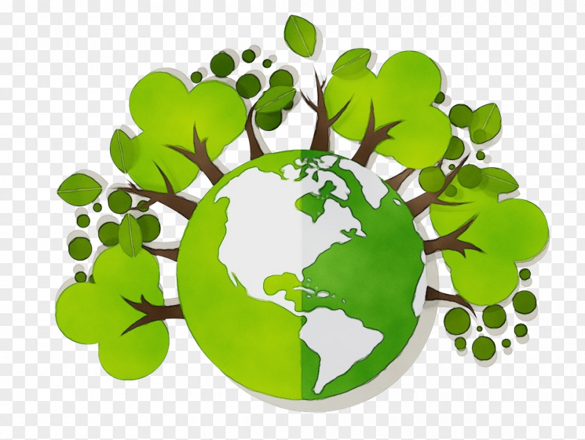 Flower Clover World Environment Day Logo PNG