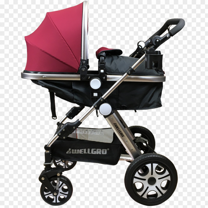 Kukuli Baby Transport Infant Wagon Carriage Black PNG