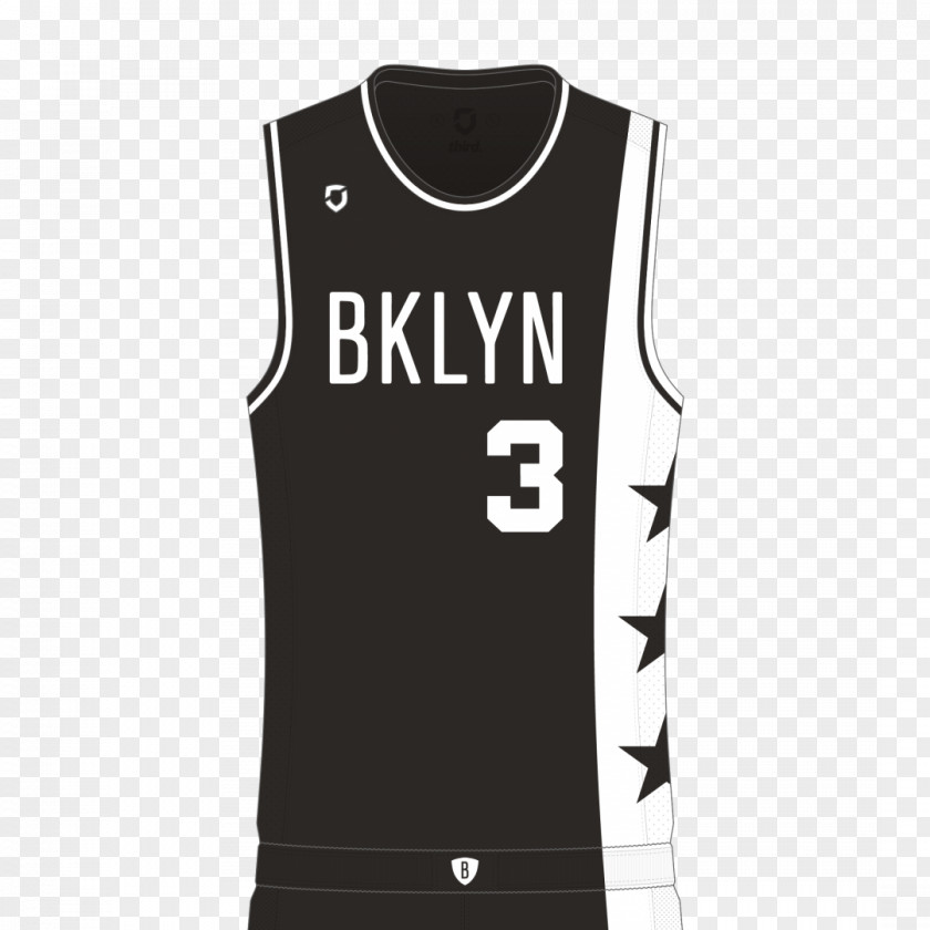 T-shirt Sports Fan Jersey Brooklyn Nets Sleeveless Shirt PNG