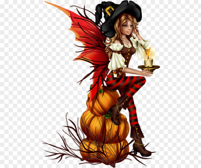 Boszorkány Halloween Fairy PNG