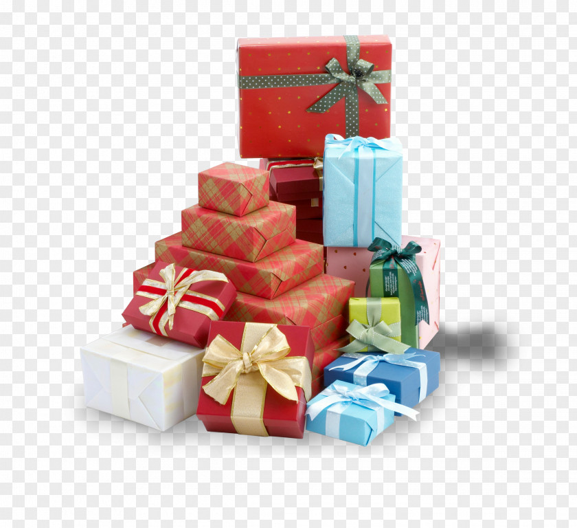 Color Gift Box Christmas PNG