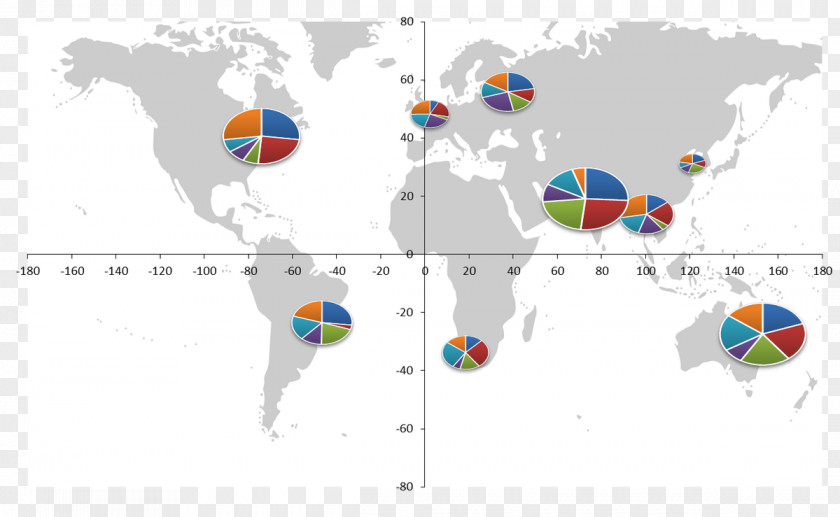 Graph World Map Globe PNG