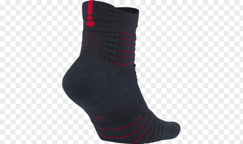 Nike Socks Sock Anklet Black Blue Red PNG