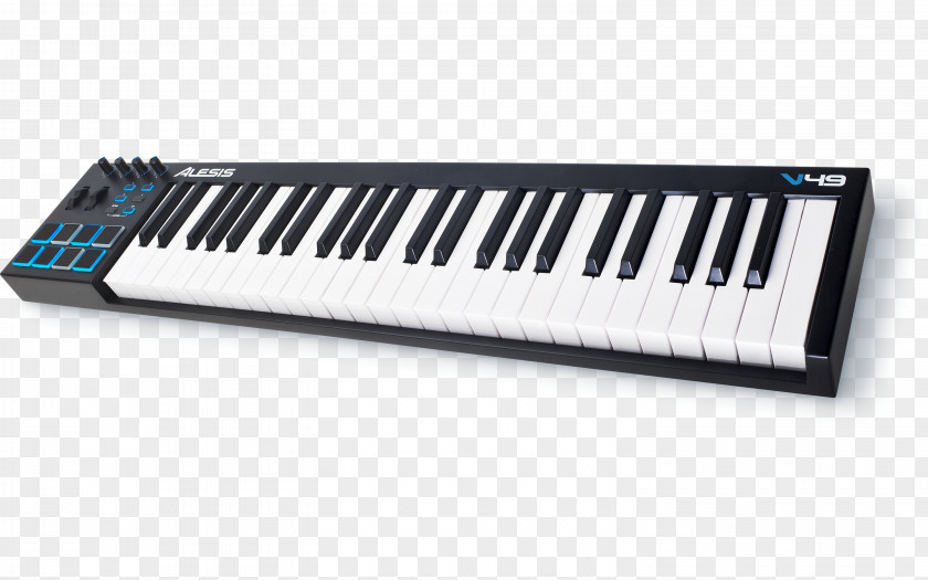 Piano Keys MIDI Controllers Keyboard Musical Alesis PNG