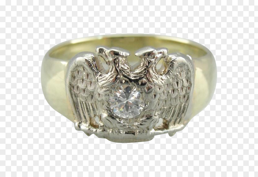 Ring Freemasonry Scottish Rite Double-headed Eagle Jewellery PNG