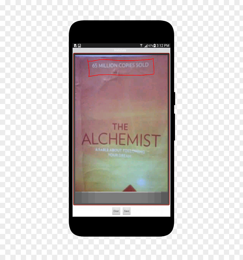 Smartphone The Alchemist Book English Handheld Devices PNG