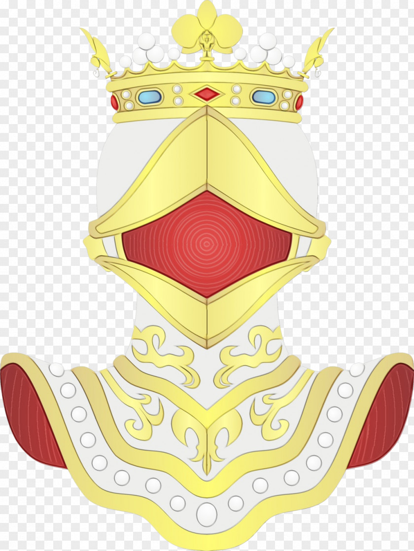 Yellow Visual Arts Crown Drawing PNG