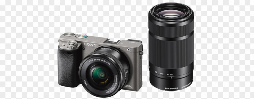 1080pGraphite Gray16-50mm Lens Kit 索尼 Sony E-mountSony Electronics Manuals Mirrorless Interchangeable-lens Camera E PZ 16-50mm F/3.5-5.6 OSS A6000 24.3 MP Digital PNG