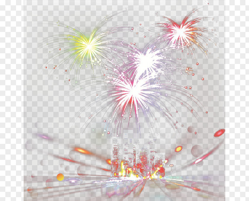 Glare Fireworks Illustration PNG