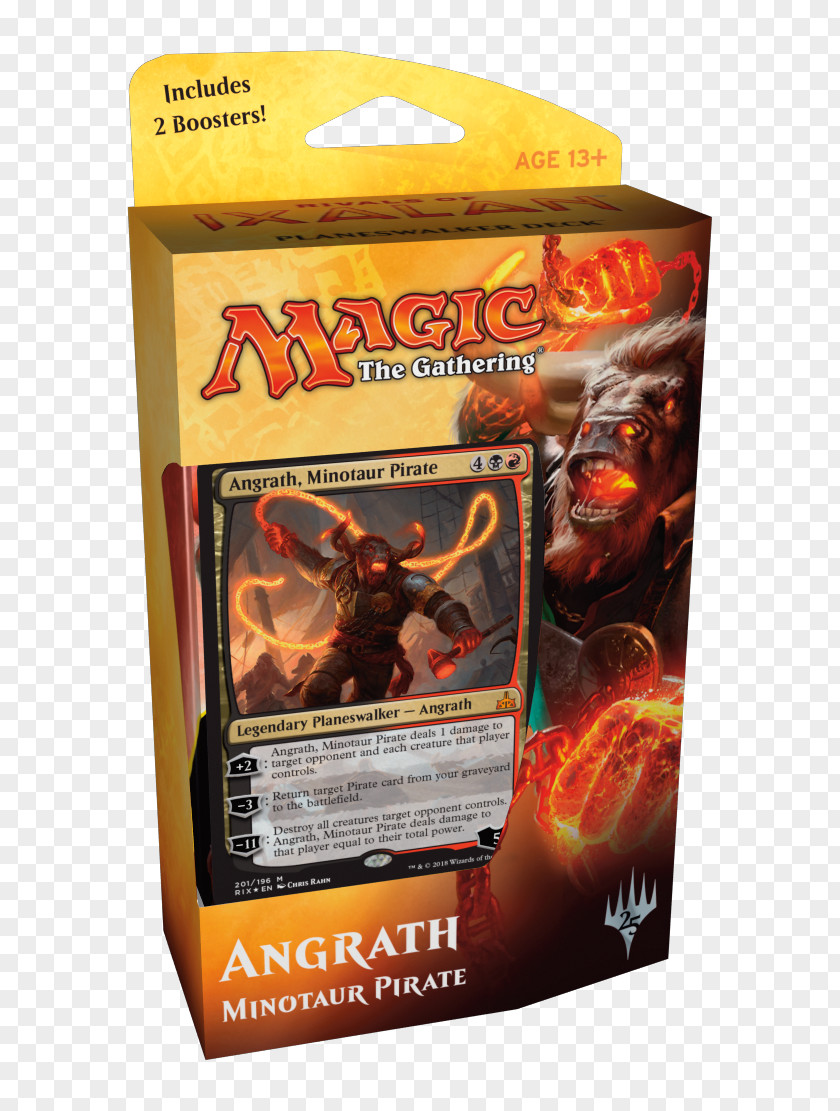 Jace Planeswalker Magic: The Gathering Ixalan Playing Card Angrath, Minotaur Pirate PNG